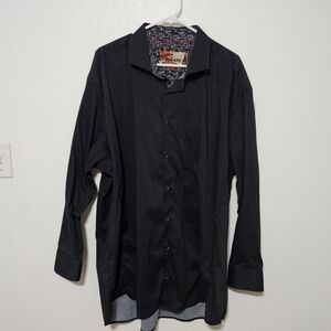 Mens Sloane longs sleeve floral contrasting cuffs size 3x